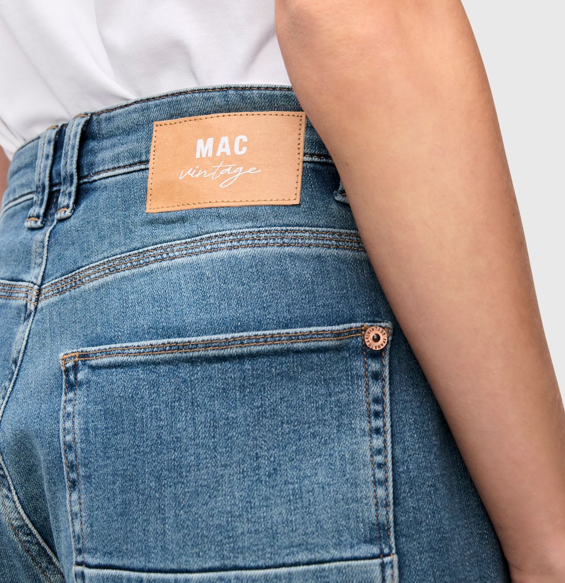 MAC JEANS - IOWA, Auth. comfort vintage denim