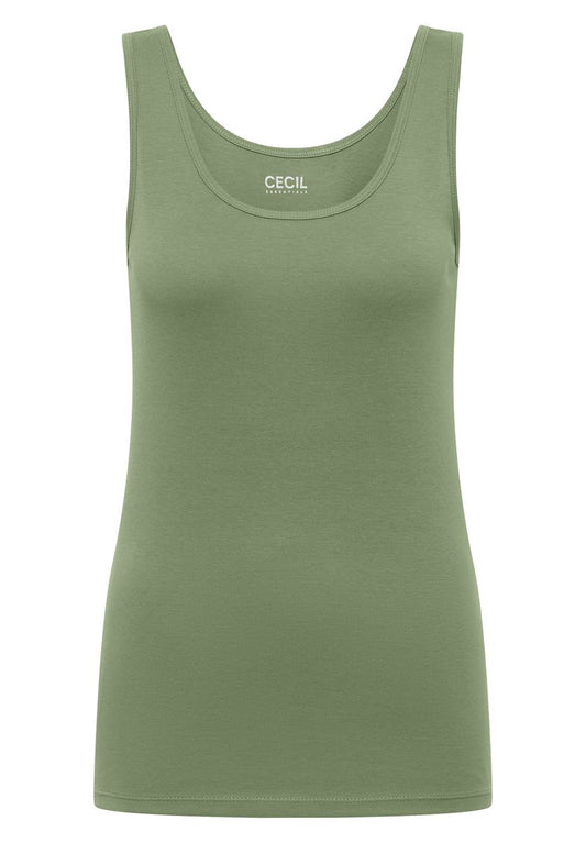 Basic Top aus reiner Baumwolle