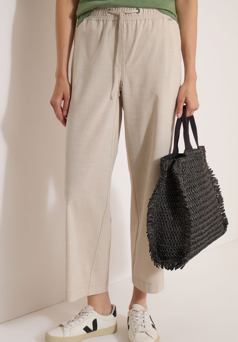 High Waist Wide Leg Hose im Loose Fit