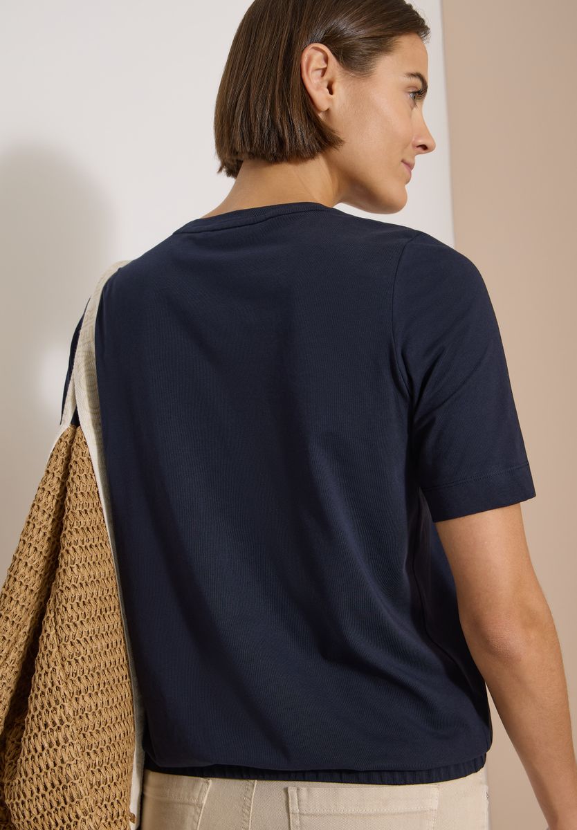 T-Shirt mit Rundhals und Frontprint