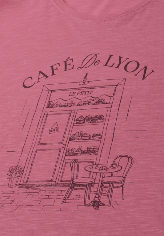 T-Shirt mit Rundhals und Frontprint