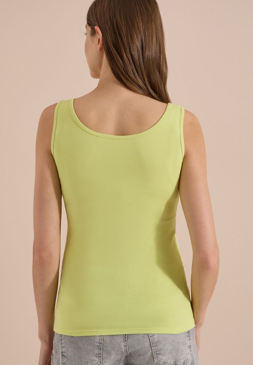 Basic Top aus reiner Baumwolle