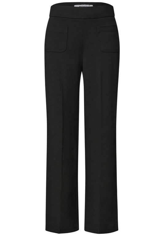 High Waist Straight Leg Hose im Casual Fit