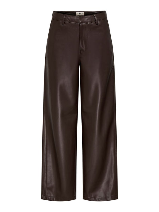ONLNELI MW FAUX LEA BARREL PANT PNT