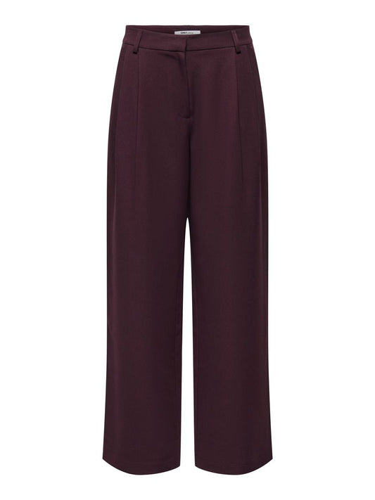 ONLHATTIE HW PLEAT STR PANT TLR NOOS