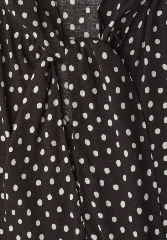Langarm Bluse mit Schleifendetail