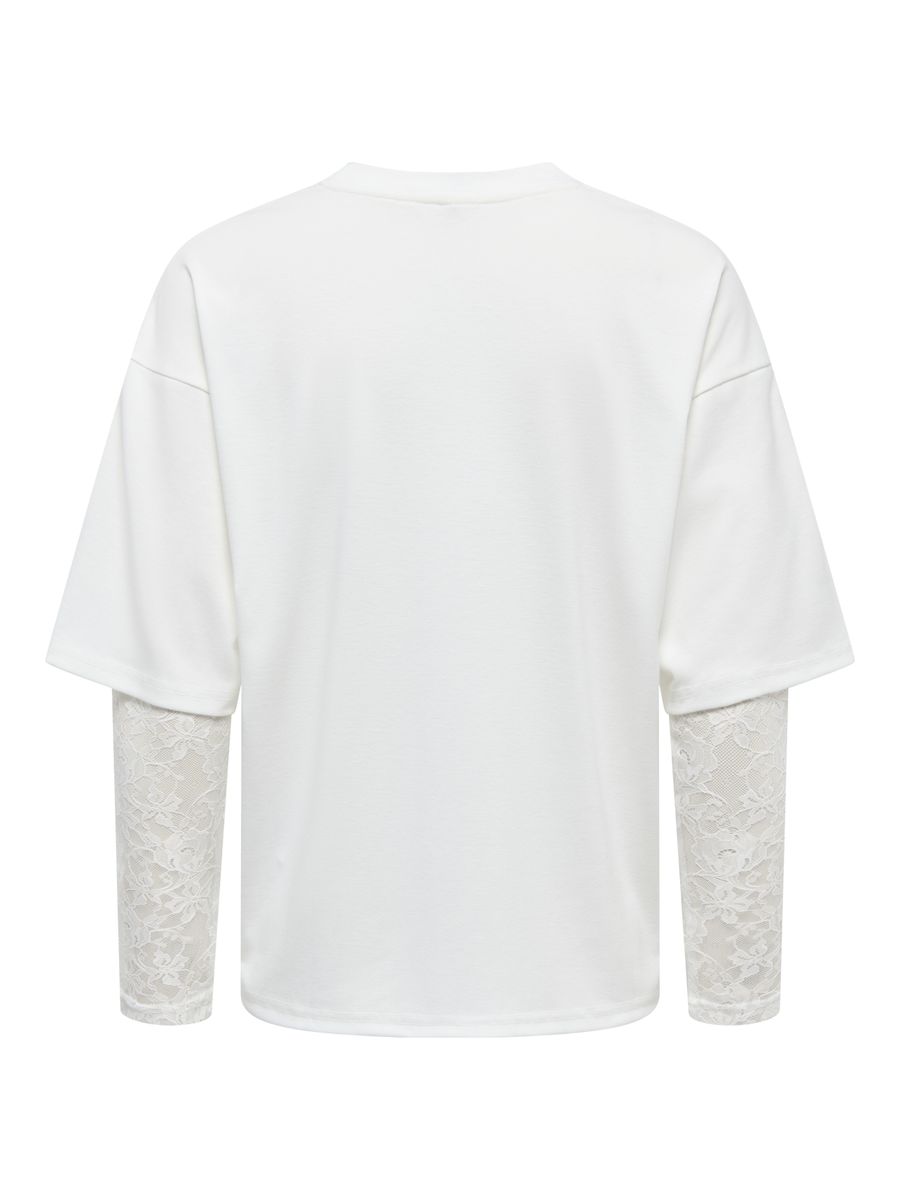 ONLTAHLIA L/S LACE TOP JRS