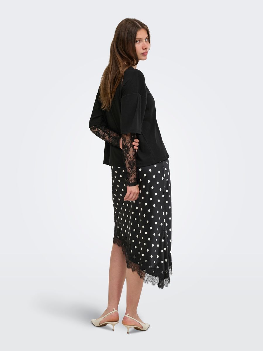 ONLTAHLIA L/S LACE TOP JRS