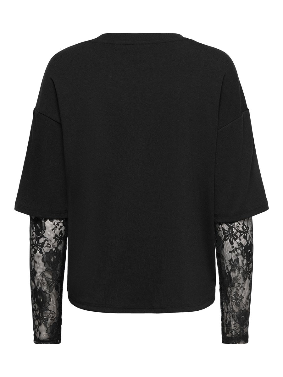 ONLTAHLIA L/S LACE TOP JRS