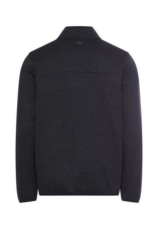 Fleecejacke mit hohem Stehkragen