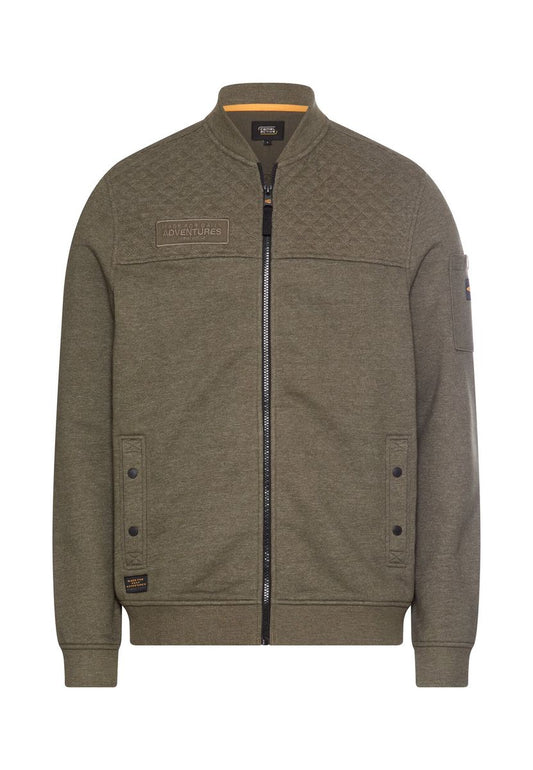 Sweat-Bomberjacke mit Ärmeltasche