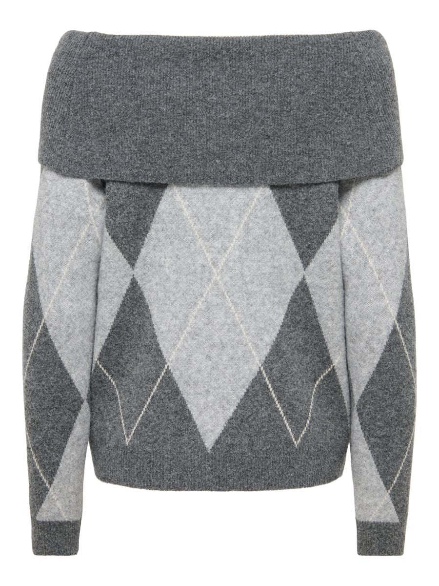 ONLALIVIA LS OFF SHOULDER KNT