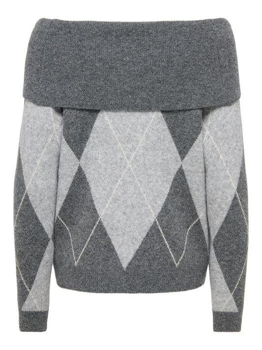 ONLALIVIA LS OFF SHOULDER KNT