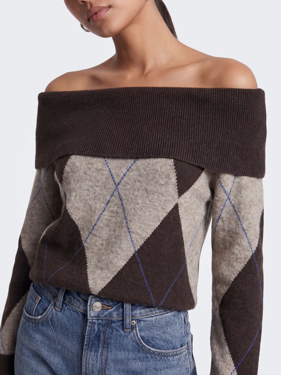 ONLALIVIA LS OFF SHOULDER KNT