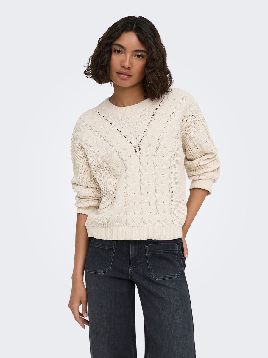 ONLELLY LS O-NECK CC KNT