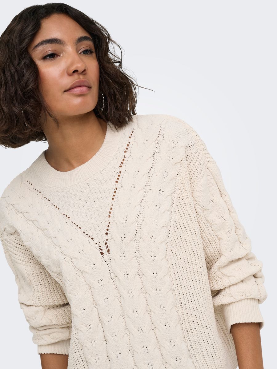 ONLELLY LS O-NECK CC KNT
