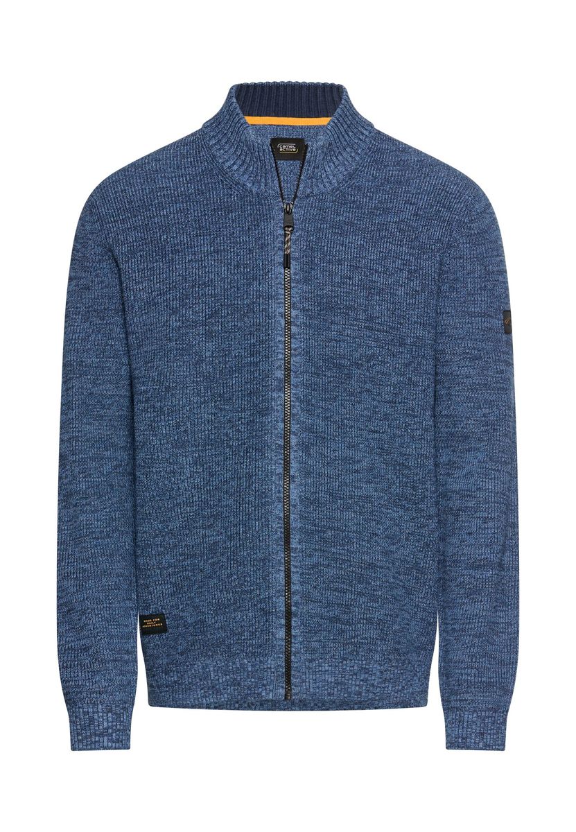 Kernige Strickjacke aus Baumwollgemisch