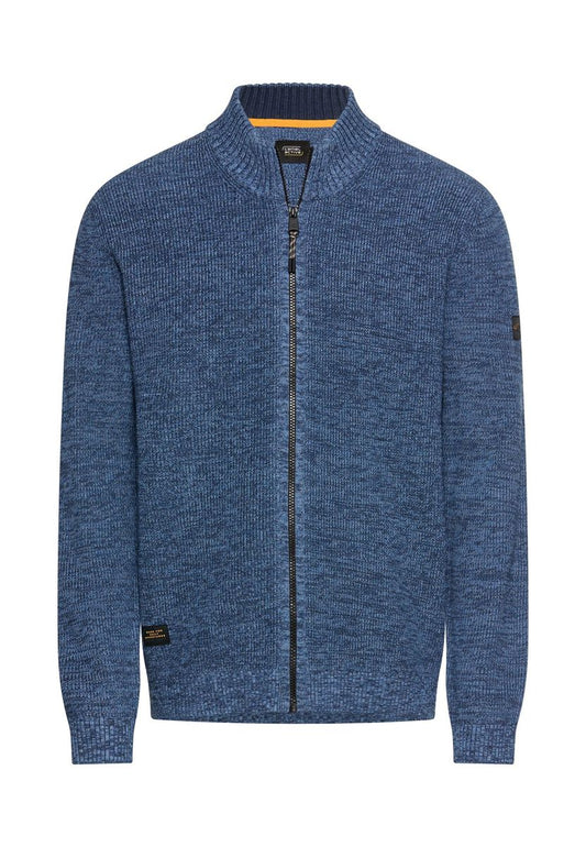 Kernige Strickjacke aus Baumwollgemisch