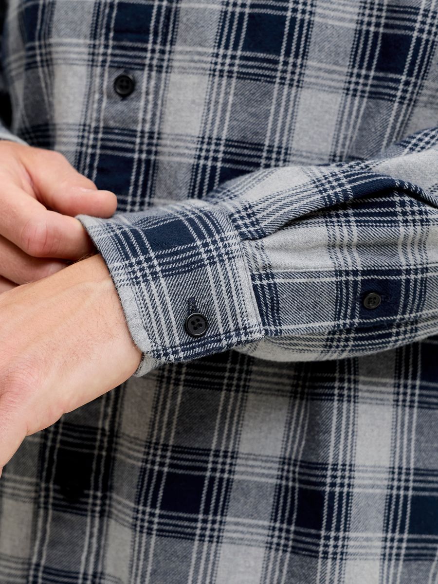 JPRBLUHARVEY CHECK L/S SHIRT SN