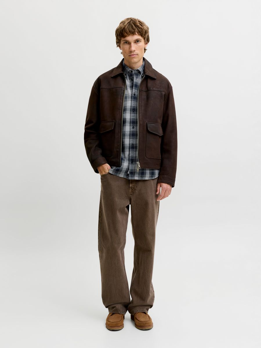 JPRBLUHARVEY CHECK L/S SHIRT SN