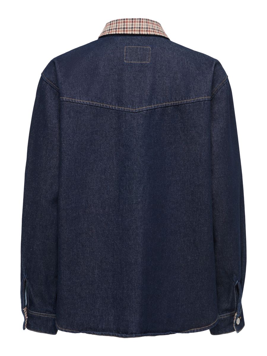 ONLVERA LS CHECK DNM SHIRT SIJI