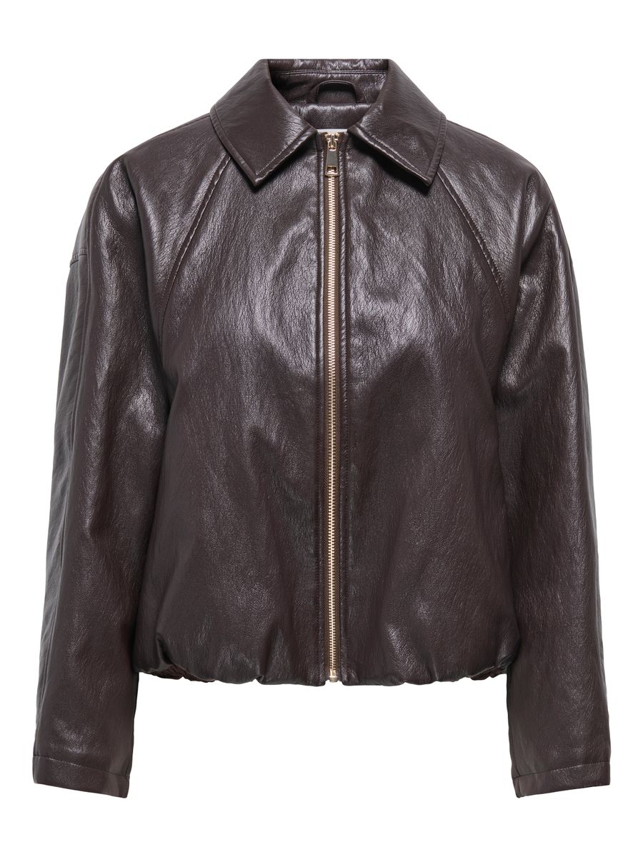 ONLMASJA L/S FAUX LEATHER BOMBER PNT