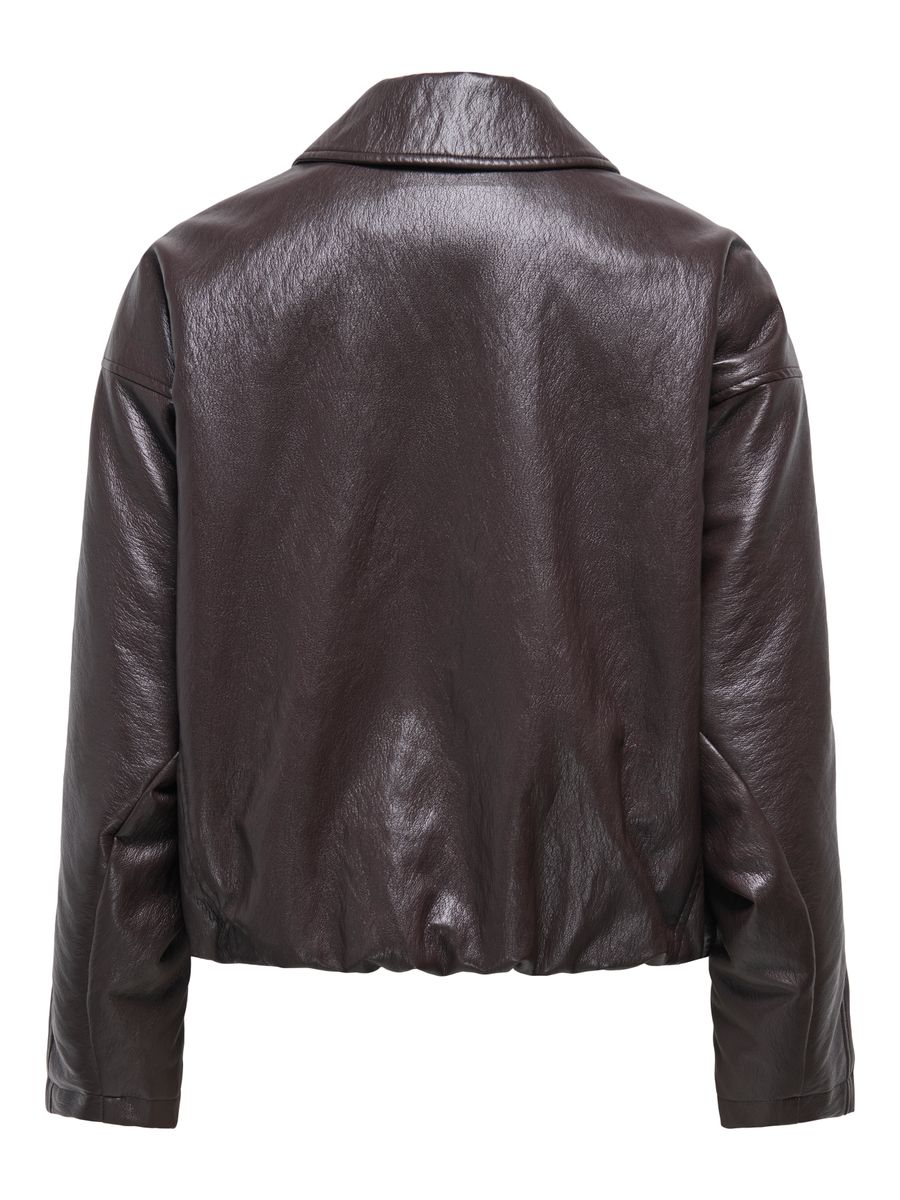 ONLMASJA L/S FAUX LEATHER BOMBER PNT