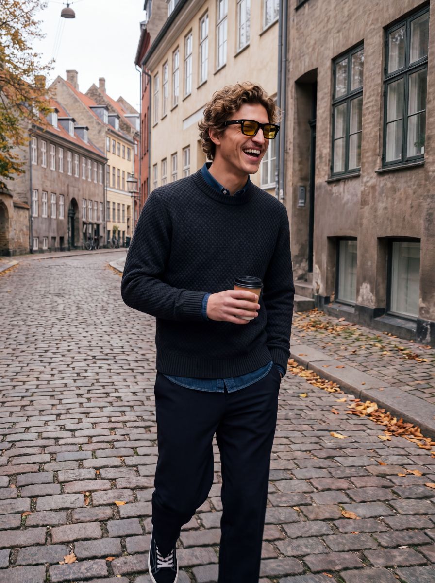 JJBLAKE KNIT CREW NECK SN