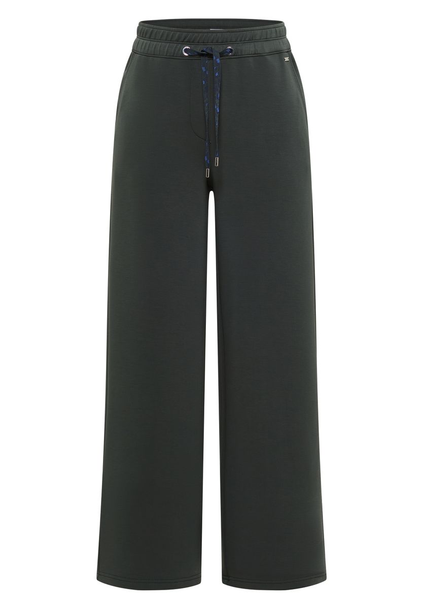 Wide Leg Hose in Silk-Touch-Qualität