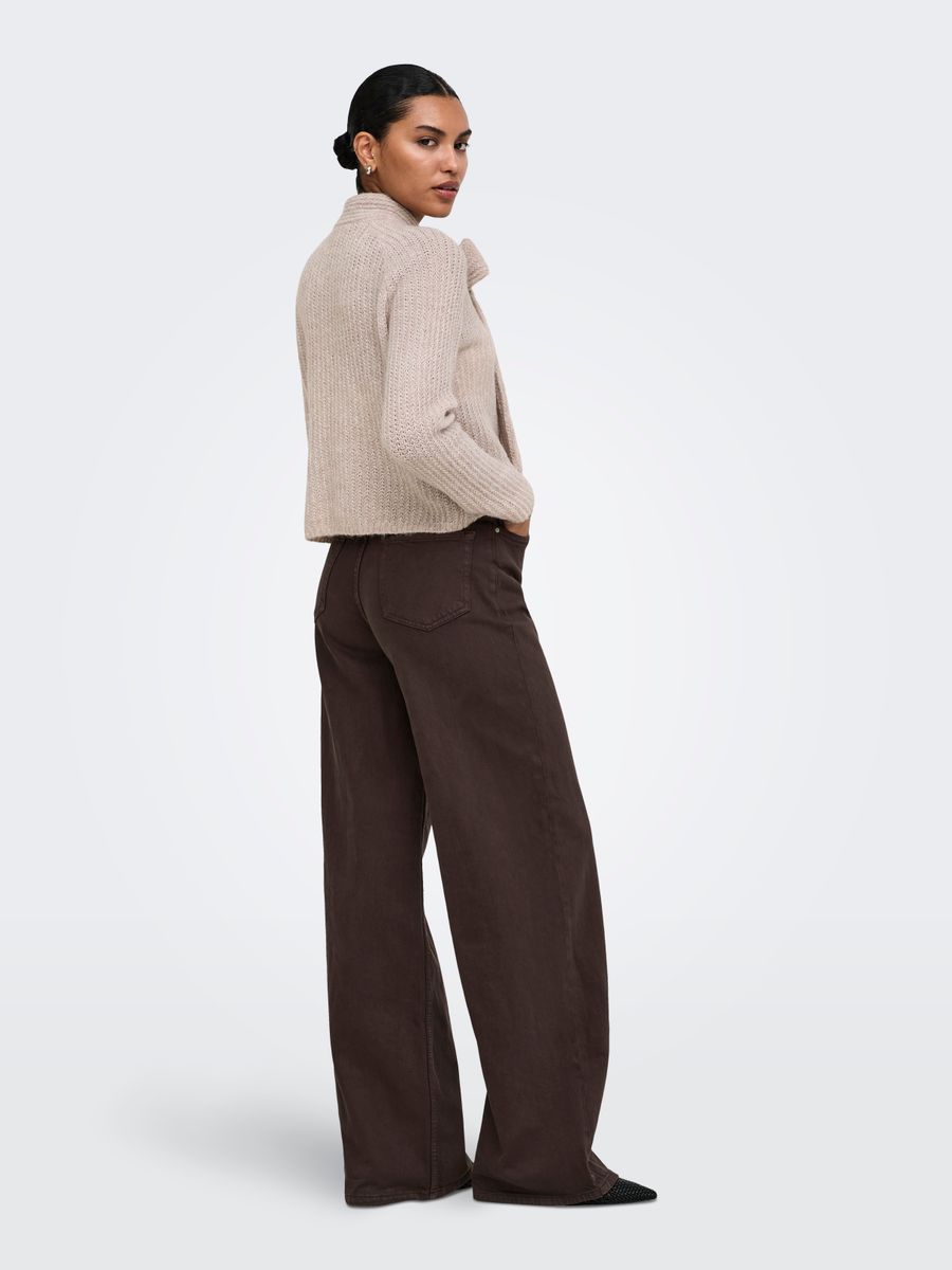 ONLKAPPA LS BOW HIGHNECK KNT