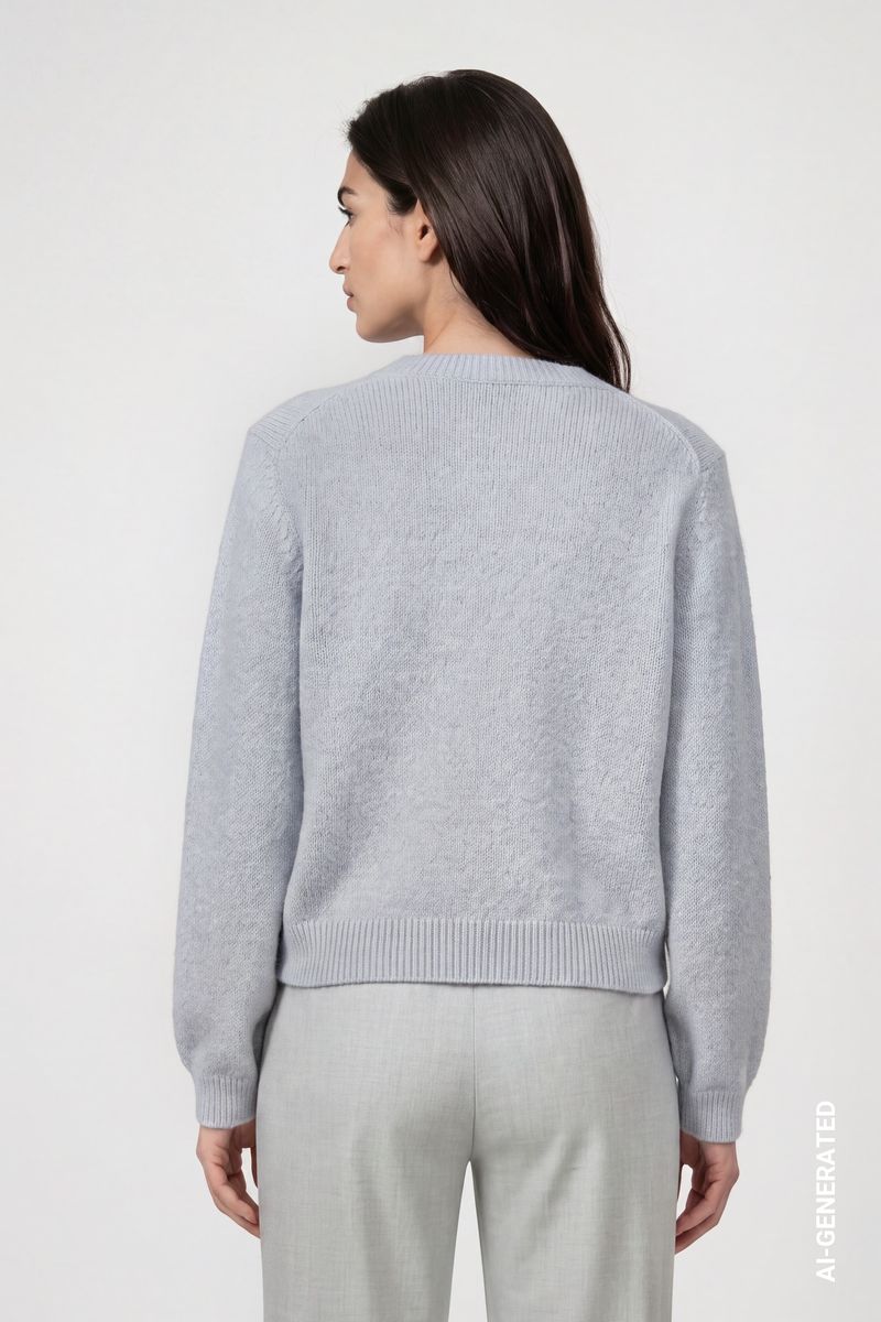 Strickpullover mit Lurex