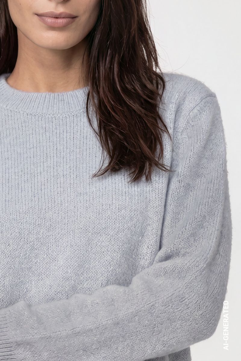 Strickpullover mit Lurex