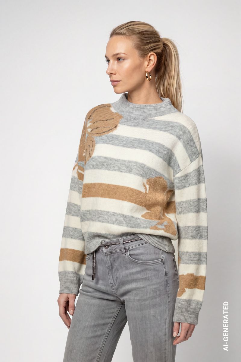Strickpullover mit weicher Haptik