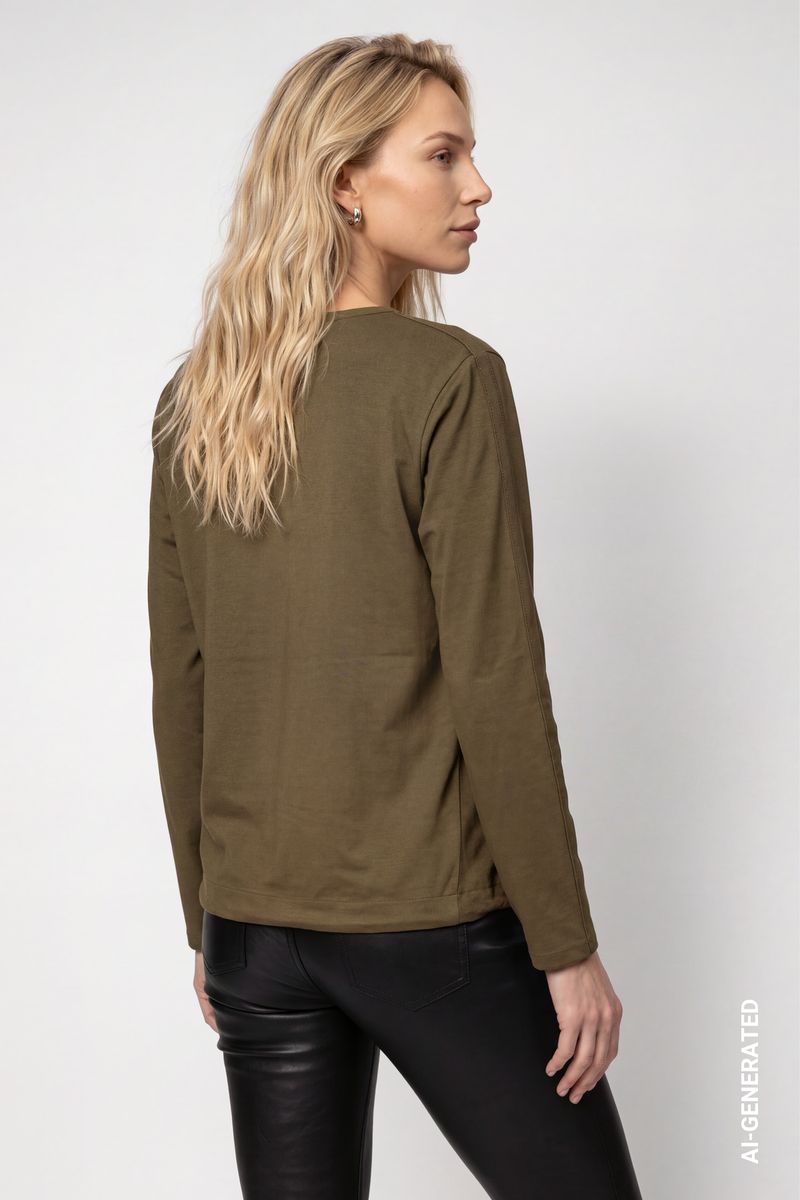 Blusenshirt mit Schmuckdetails