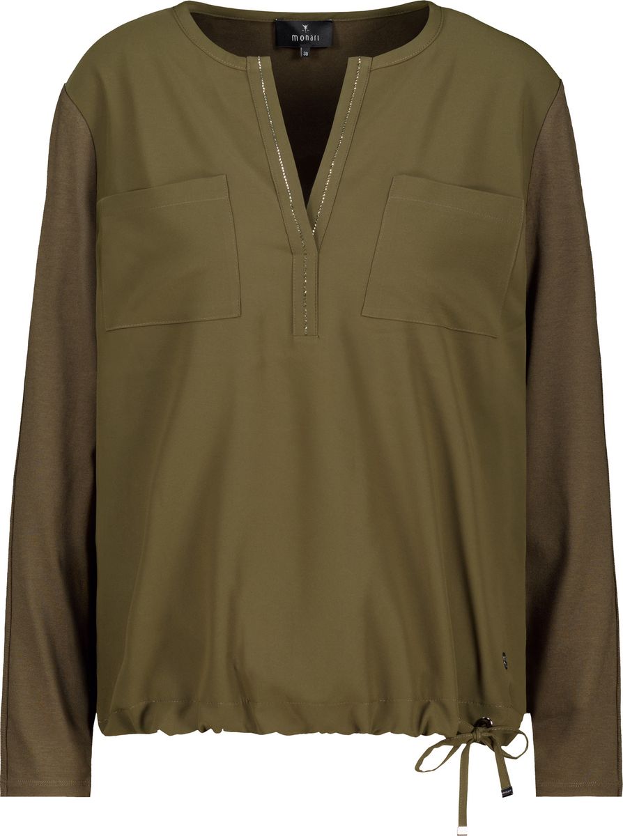 Blusenshirt mit Schmuckdetails