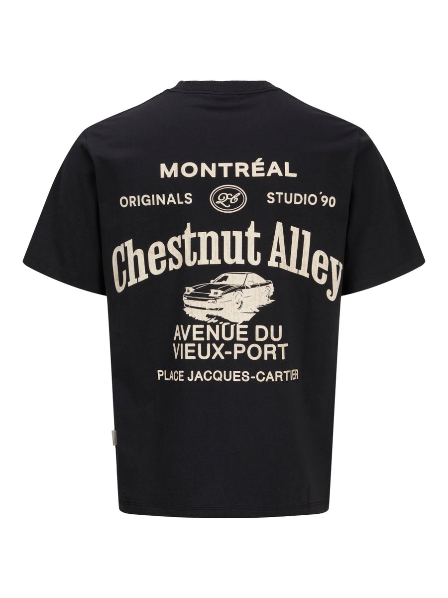 JORMONTREAL TYPO BACK TEE SS CN