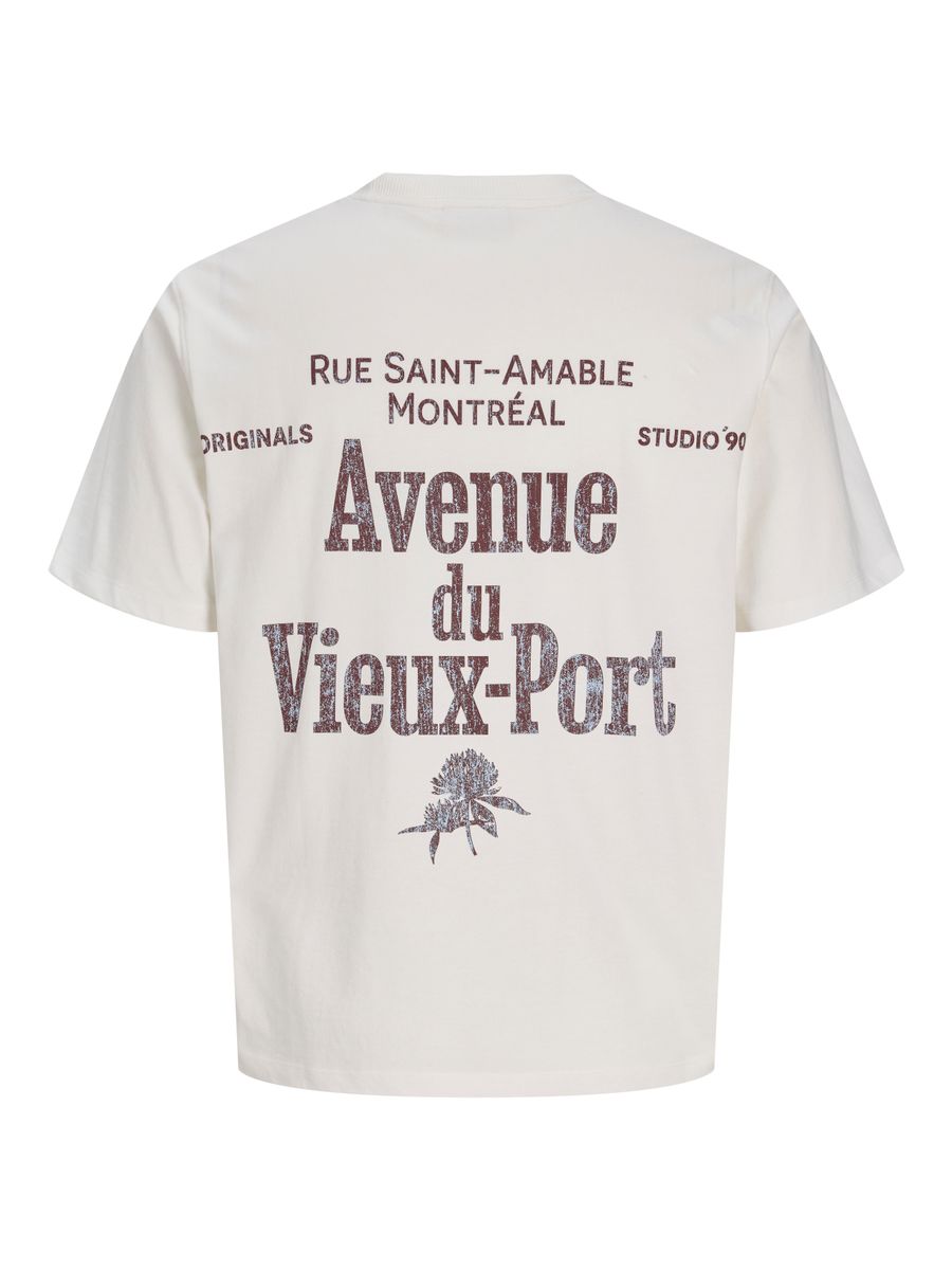 JORMONTREAL TYPO BACK TEE SS CN
