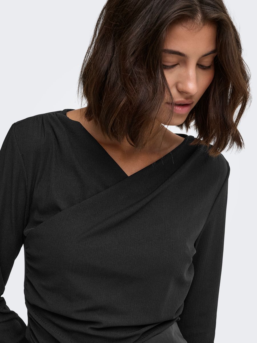 ONLLEXI L/S WRAP TOP JRS