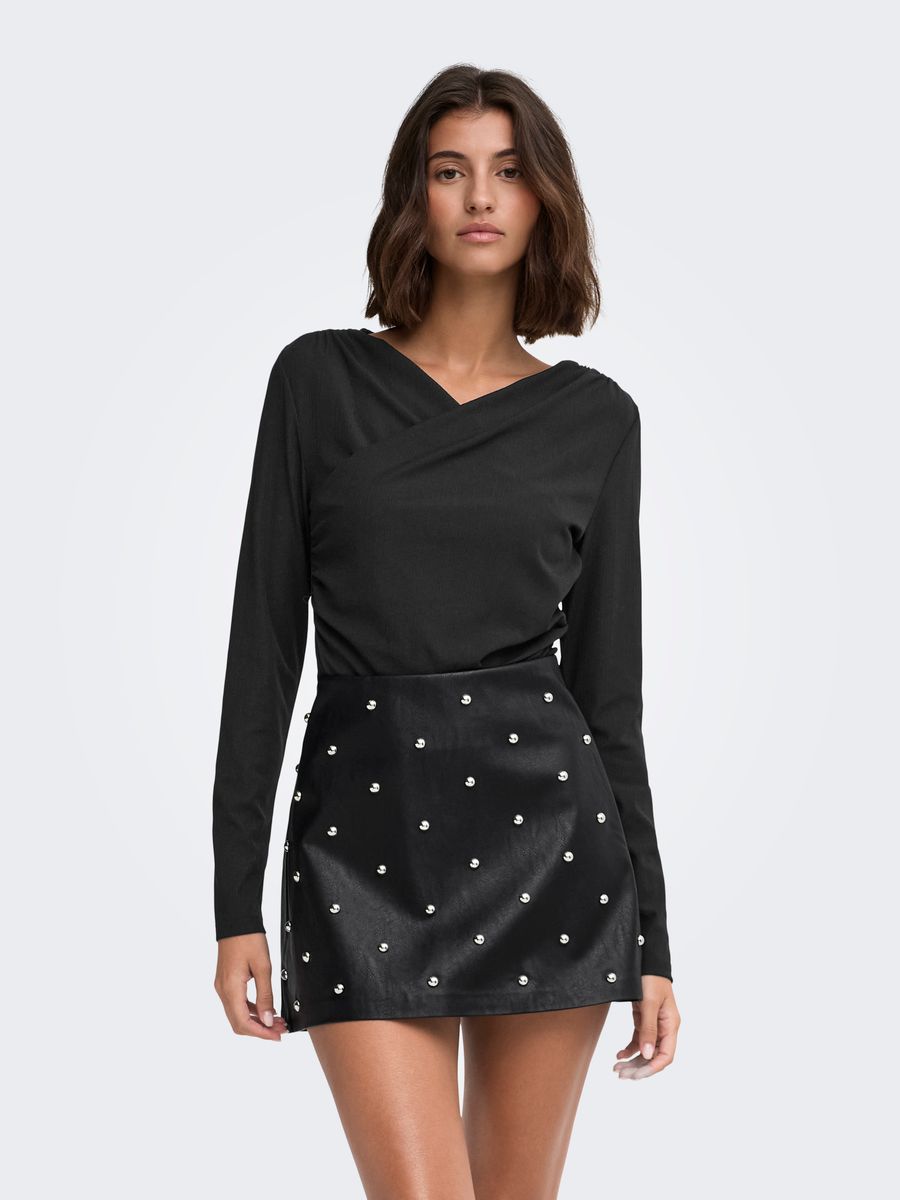 ONLLEXI L/S WRAP TOP JRS