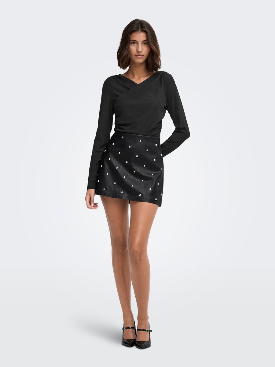 ONLLEXI L/S WRAP TOP JRS