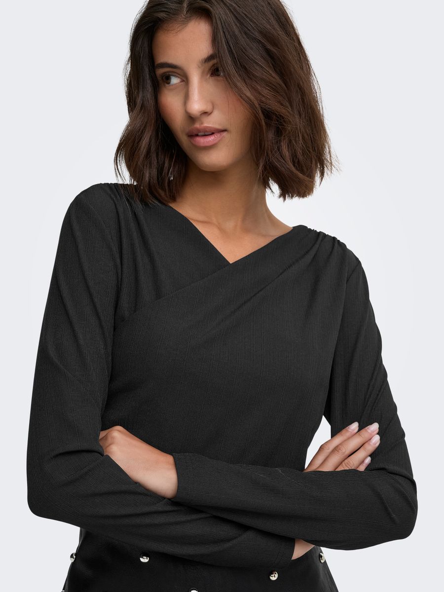 ONLLEXI L/S WRAP TOP JRS