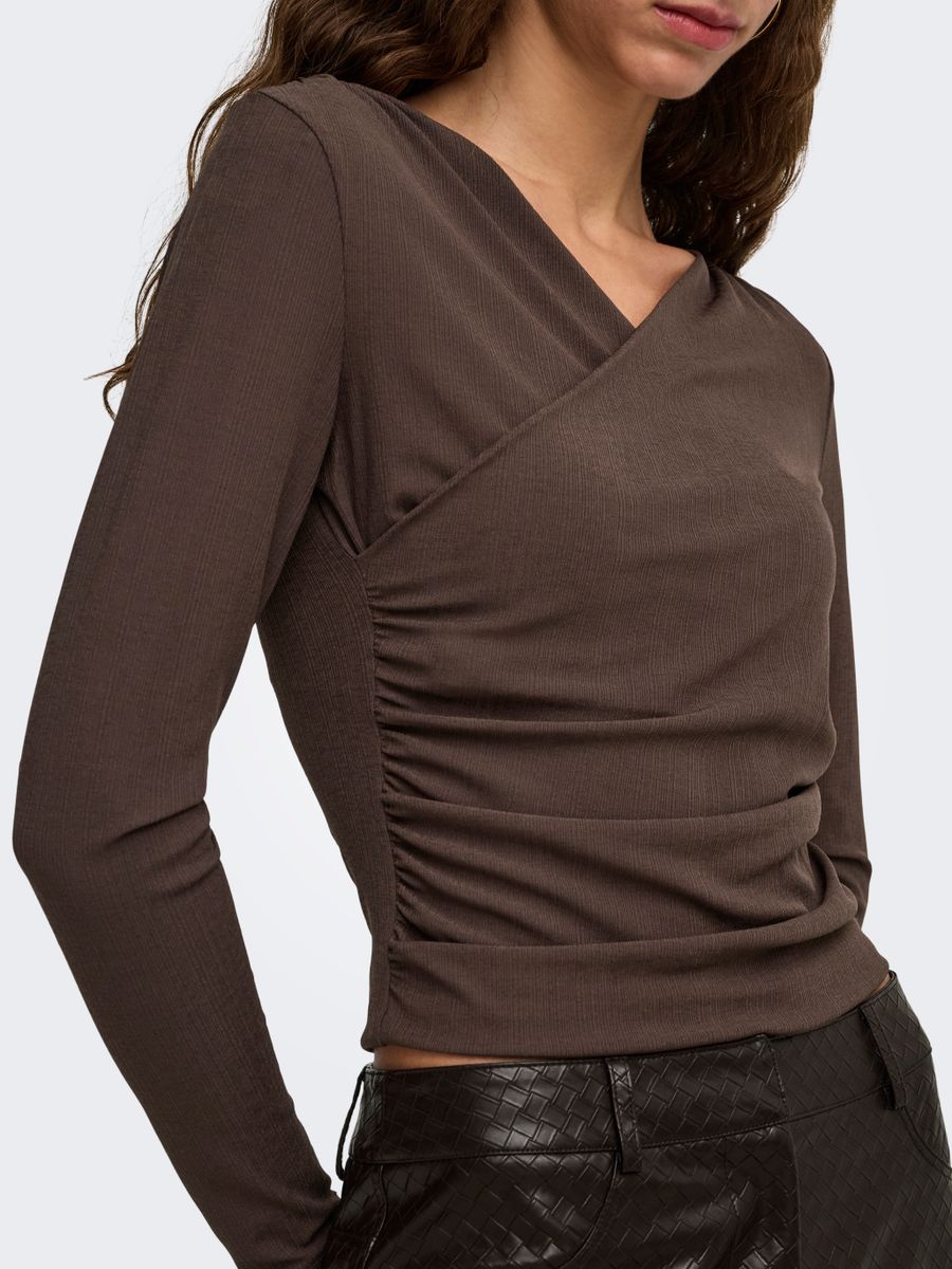 ONLLEXI L/S WRAP TOP JRS