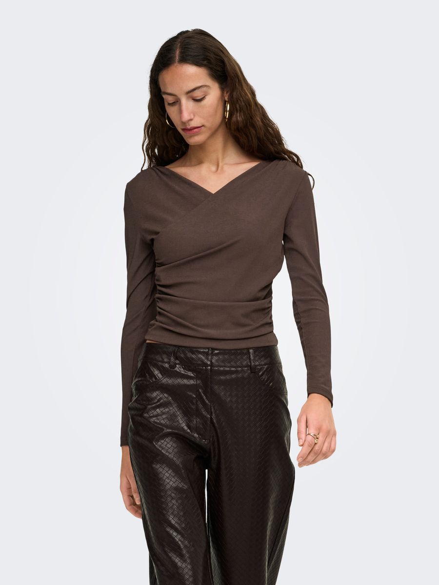 ONLLEXI L/S WRAP TOP JRS