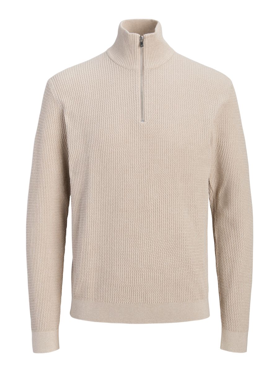 JPRBLUSTANLEY KNIT HALF ZIP BF