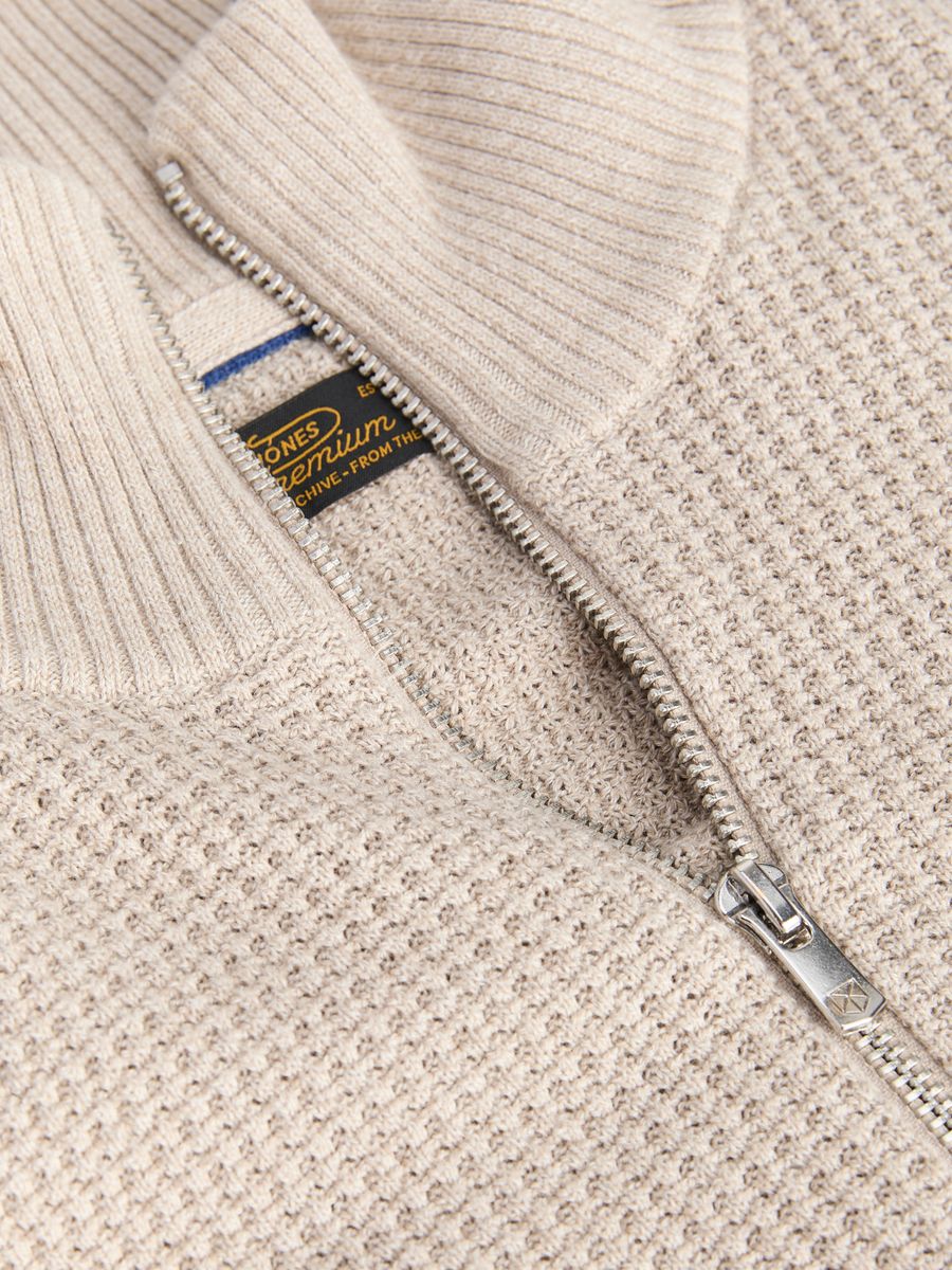 JPRBLUSTANLEY KNIT HALF ZIP BF