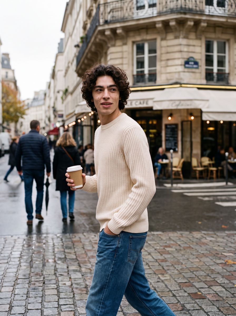 JJJAXON KNIT CREW NECK