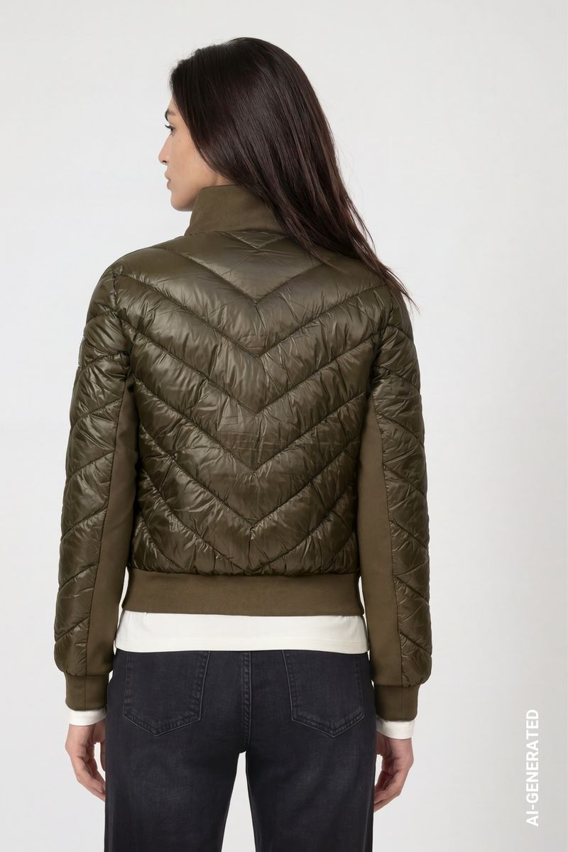 Jacke mit Neopren