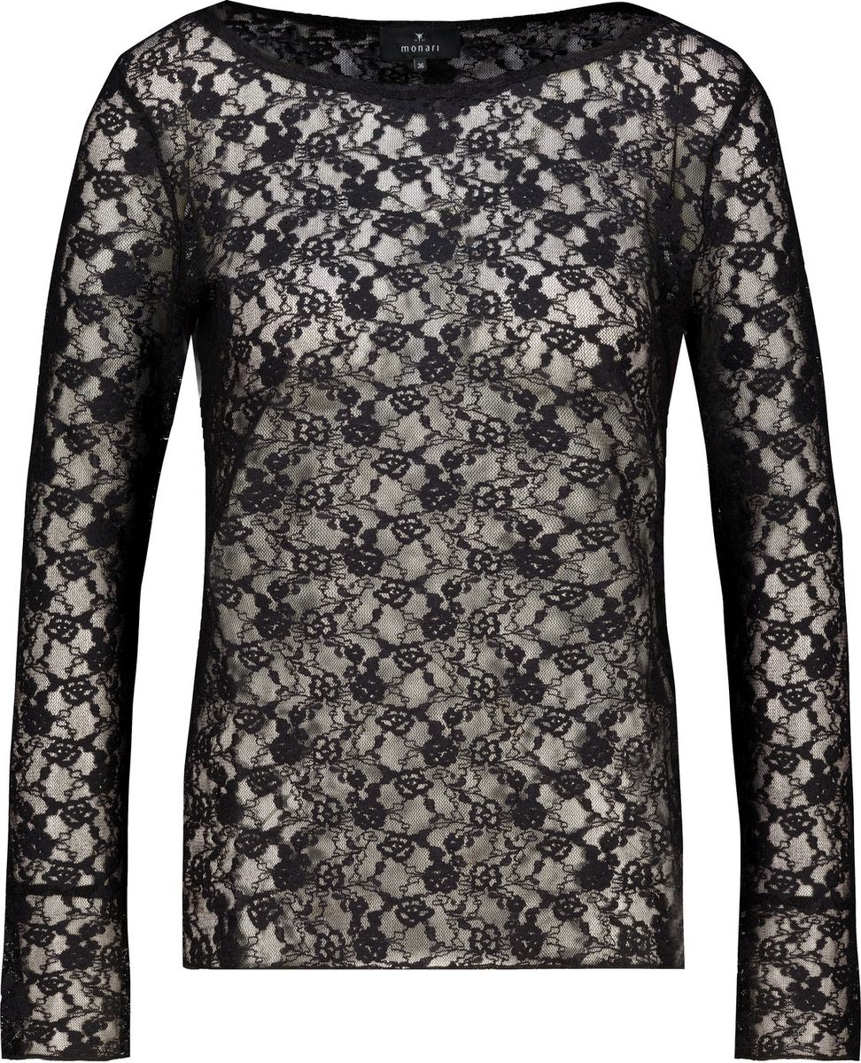 Langarmshirt aus Spitze