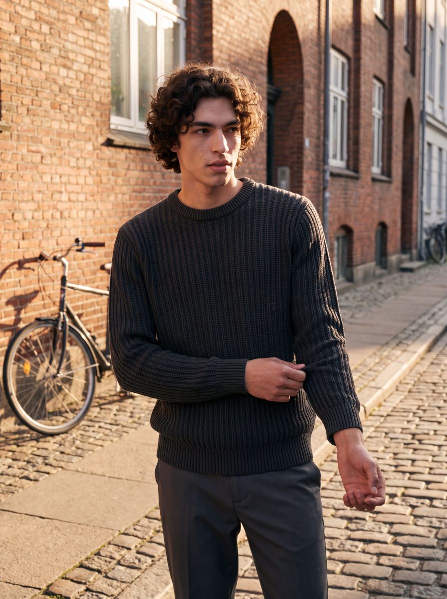 JJJAXON KNIT CREW NECK