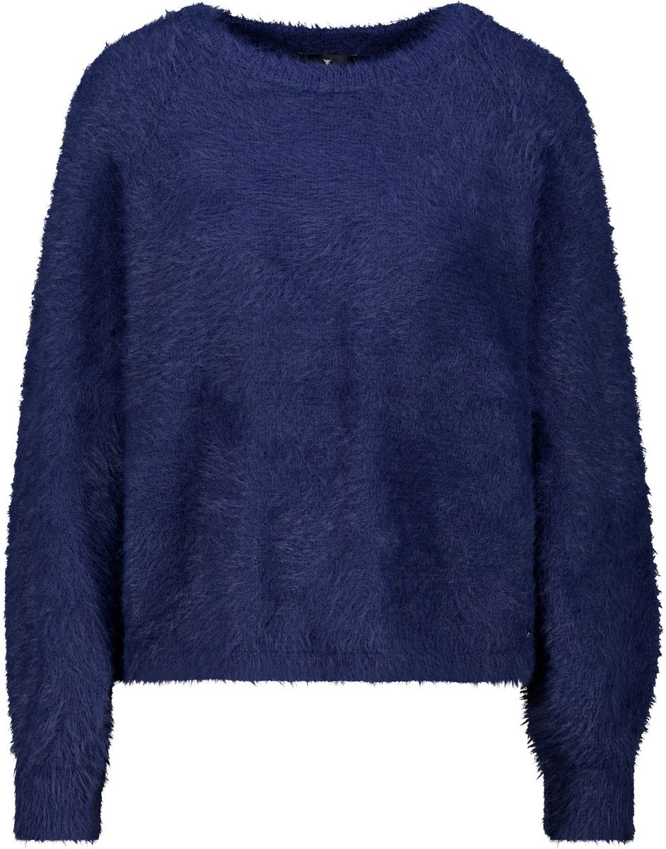 Strickpullover aus Plüschgarn